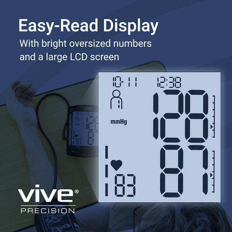 Vive Blood Pressure Monitor Compatible with Smart Devices