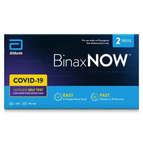 BinaxNOW COVID‐19 Antigen Self Test at Home Kit