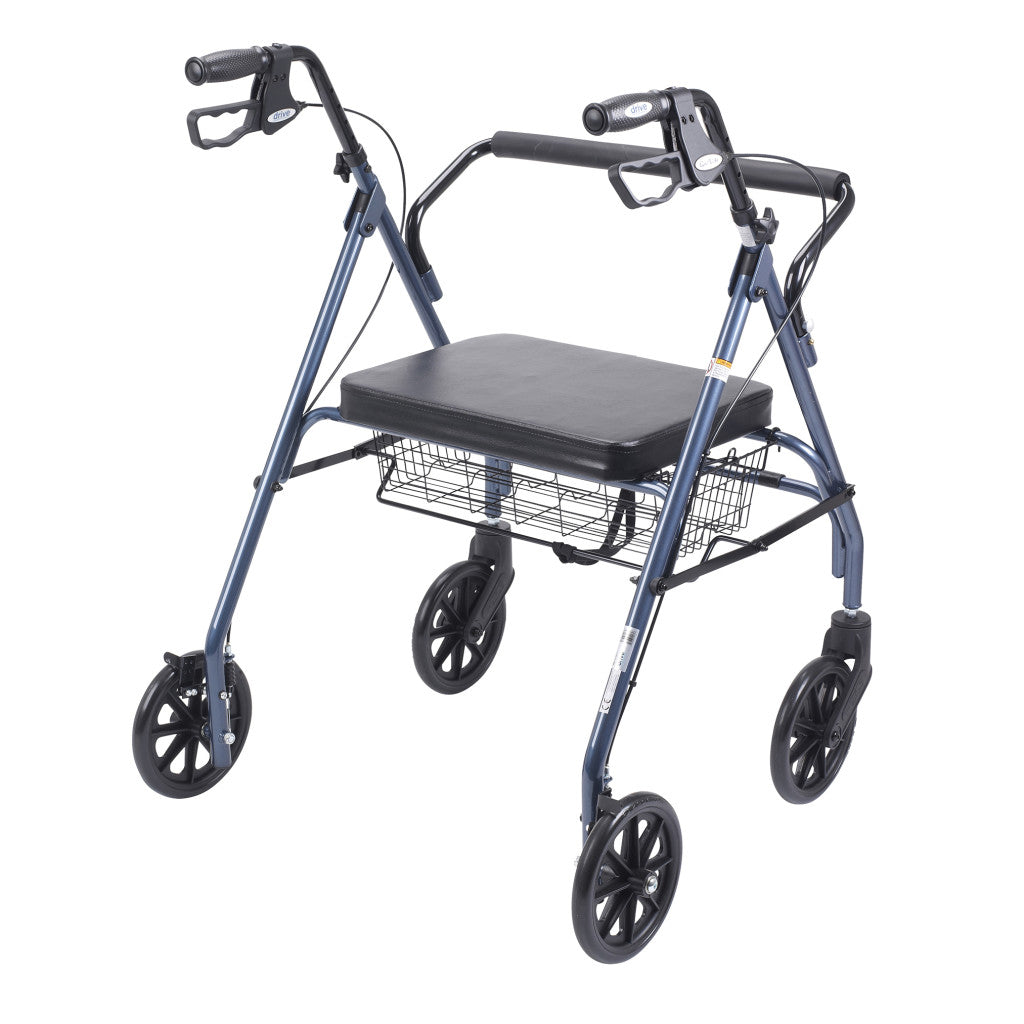 Drive Medical Go-Lite Bariatric Steel Rollator