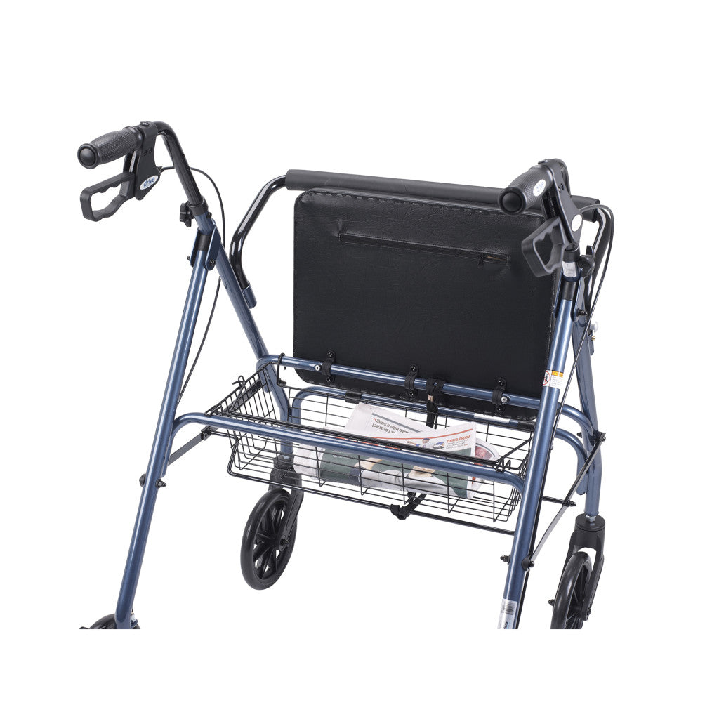 Drive Medical Go-Lite Bariatric Steel Rollator