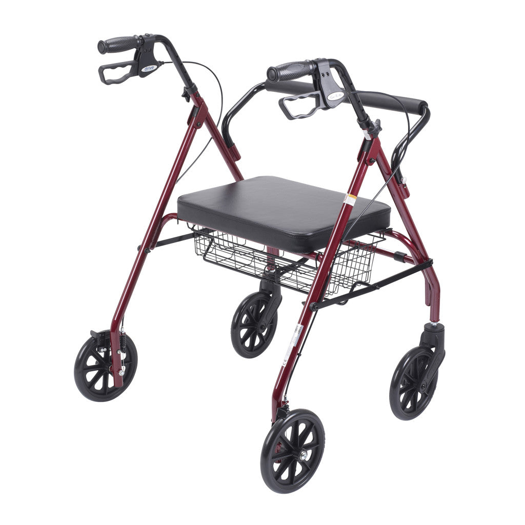 Drive Medical Go-Lite Bariatric Steel Rollator