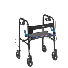 Drive Medical Clever-Lite Walker, Adult, with 8" Casters