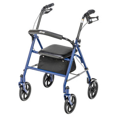 Drive Medical Durable 4 Wheel Rollator with 7.5" Casters