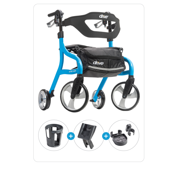 Drive Medical Nitro Sprint Rollator with Accessories