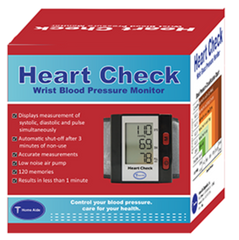 HEART CHECK WRIST BP MONITOR