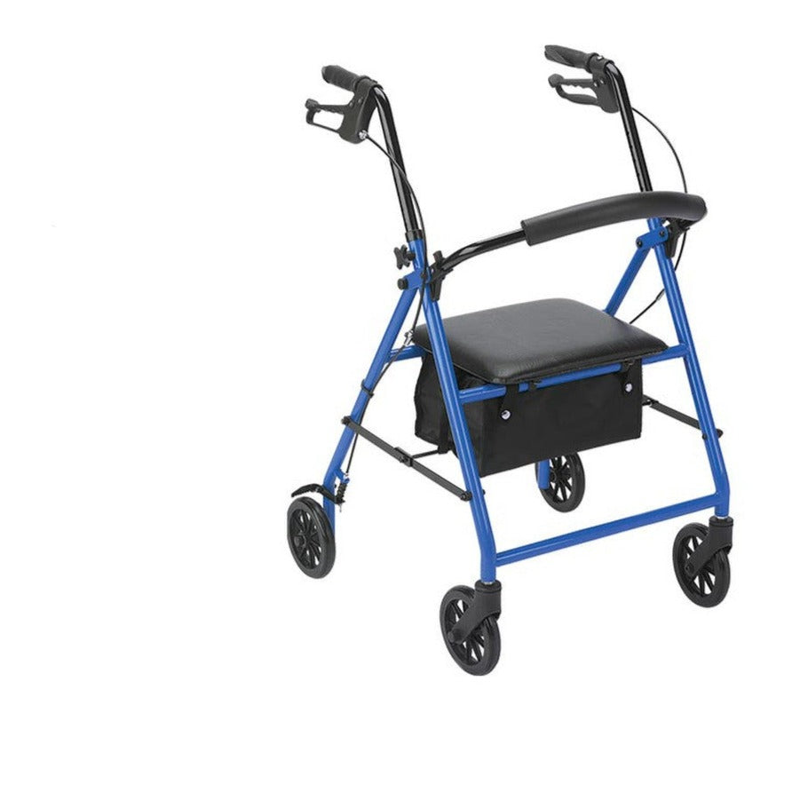 DYNAGO ADVANTAGE BASIC ROLLATOR WITH 6" WHEELS, BLUE