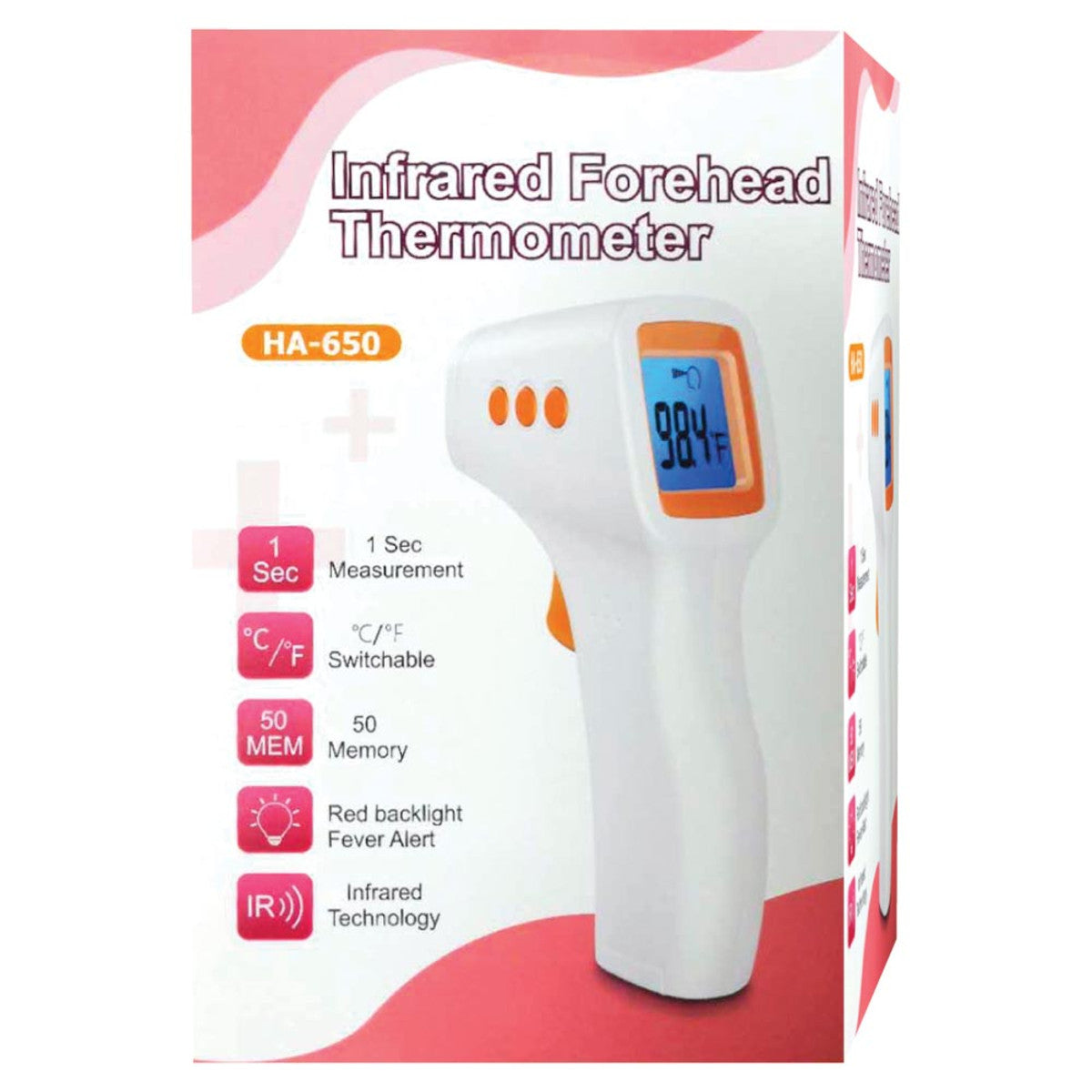 INFRARED FOREHEAD THERMOMETER