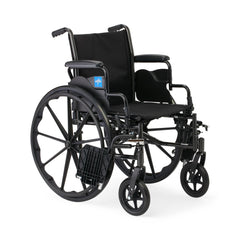 K3 GUARDIAN 18" WIDE WHEELCHAIR WITH DESK-LENGTH ARMS AND SWING-AWAY FOOTRESTS