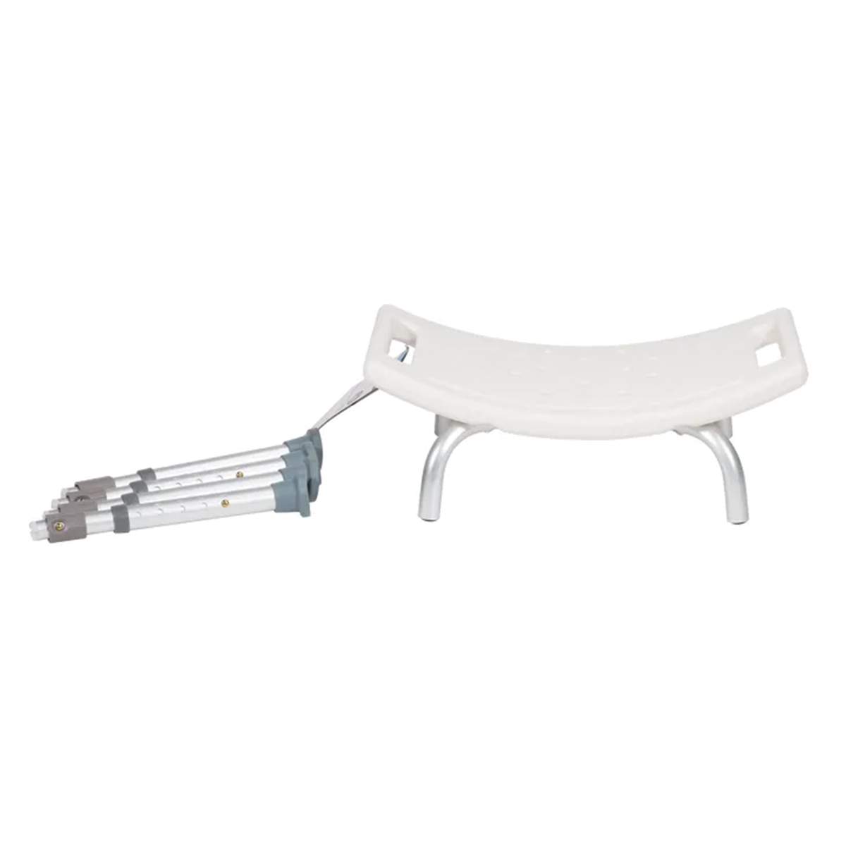 SHOWER CHAIR W/OUT BACK, WHITE