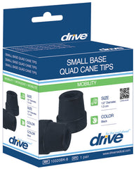 Drive Medical Small Base Quad Cane Tip (½" cane diameter)