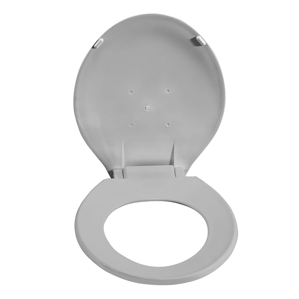 Drive Medical Round Toilet Seat with Lid (14 ½" Seat Depth)