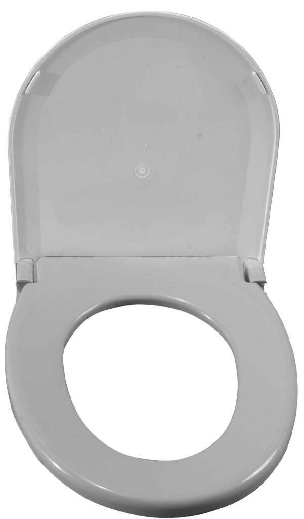 Drive Medical Oblong Oversized Toilet Seat with Lid (16 ½" Seat Depth)