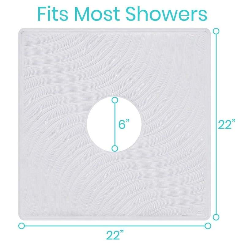 Vive 22" x 22" Shower Mat