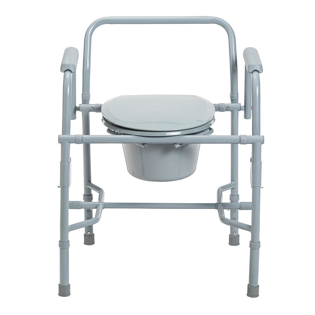 Drive Medical Deluxe Steel Drop Arm Commode