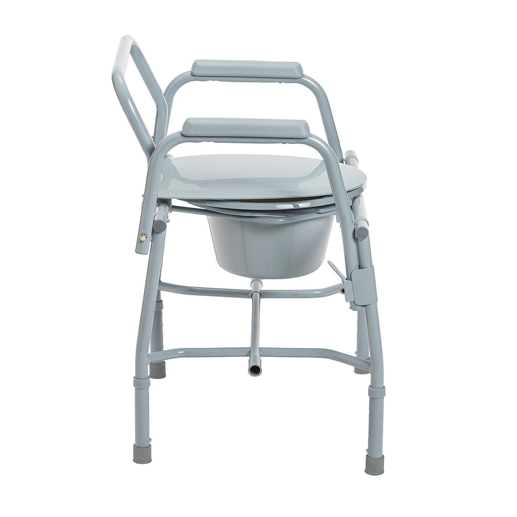 Drive Medical Deluxe Steel Drop Arm Commode