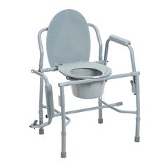 Drive Medical Deluxe Steel Drop Arm Commode