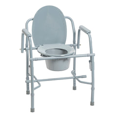 Drive Medical Deluxe Steel Drop Arm Commode