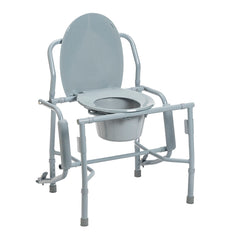 Drive Medical Deluxe Steel Drop Arm Commode