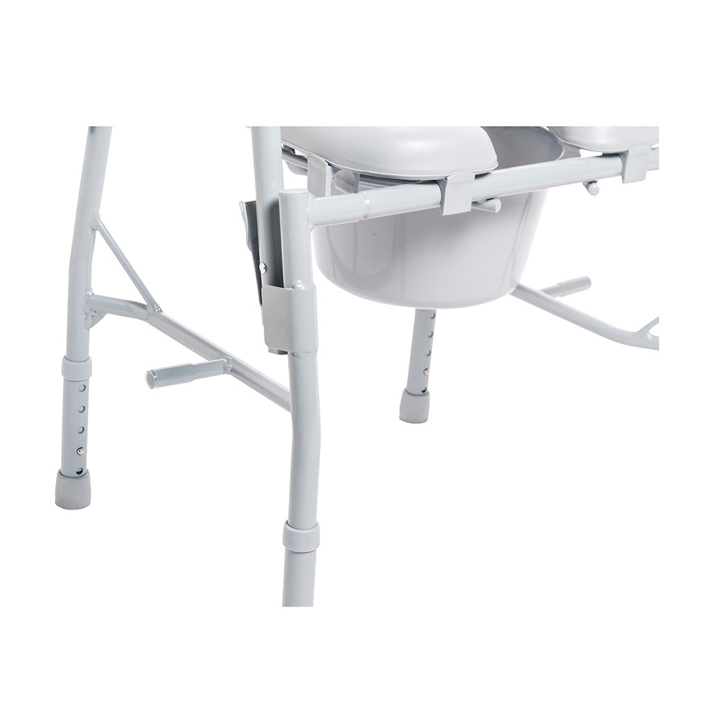 Drive Medical Drop Arm Steel Commode