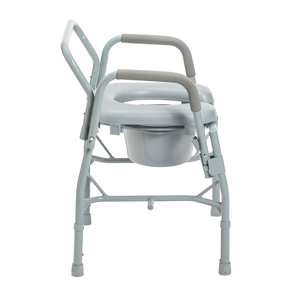 Drive Medical Drop Arm Steel Commode