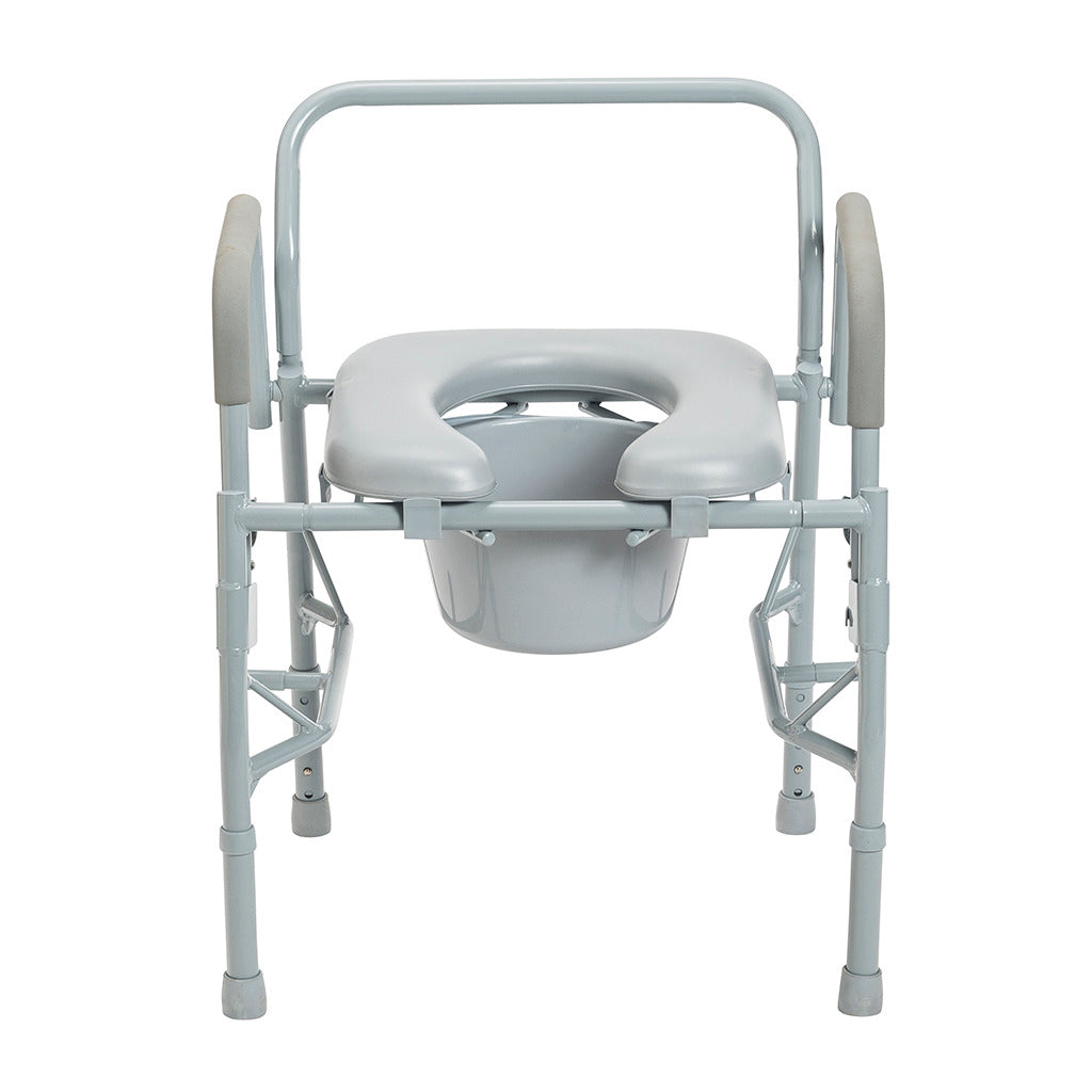 Drive Medical Drop Arm Steel Commode