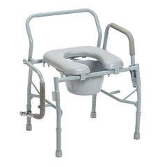 Drive Medical Drop Arm Steel Commode