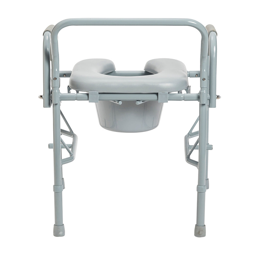 Drive Medical Drop Arm Steel Commode