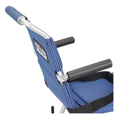 Drive Medical Super Light, Folding Transport Chair with Carry Bag and Flip-Back Arms