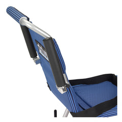 Drive Medical Super Light, Folding Transport Chair with Carry Bag and Flip-Back Arms