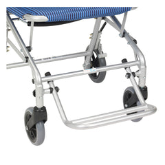 Drive Medical Super Light, Folding Transport Chair with Carry Bag and Flip-Back Arms