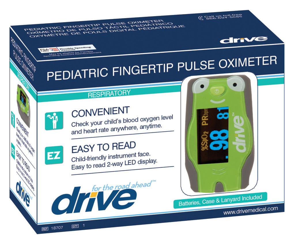 Drive Medical Pediatric Fingertip Pulse Oximeter