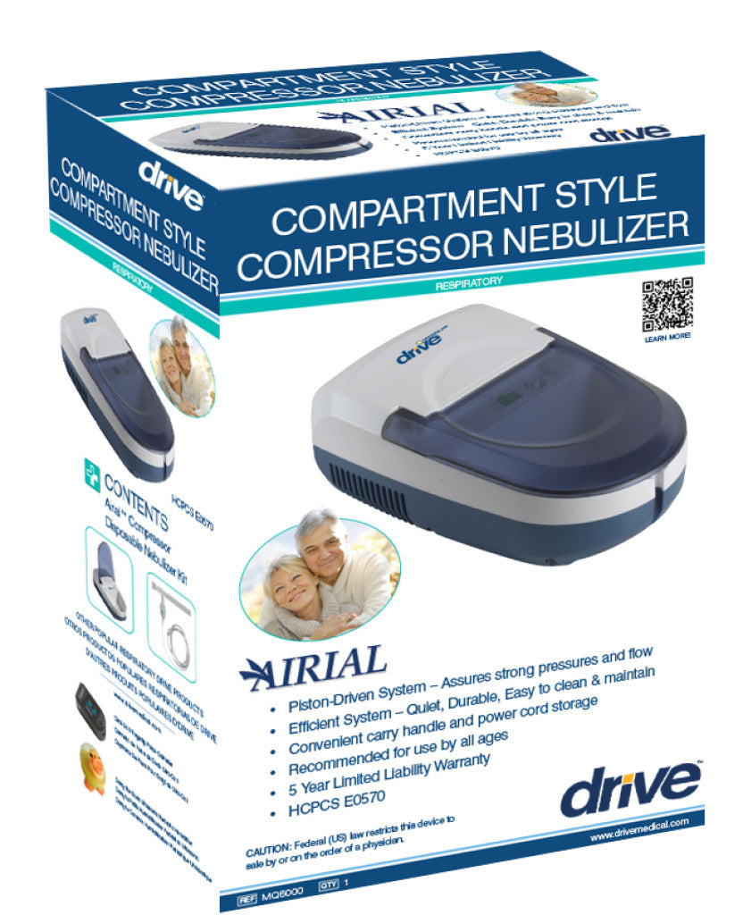 Drive Medical Compartment Style Compressor Nebulizer