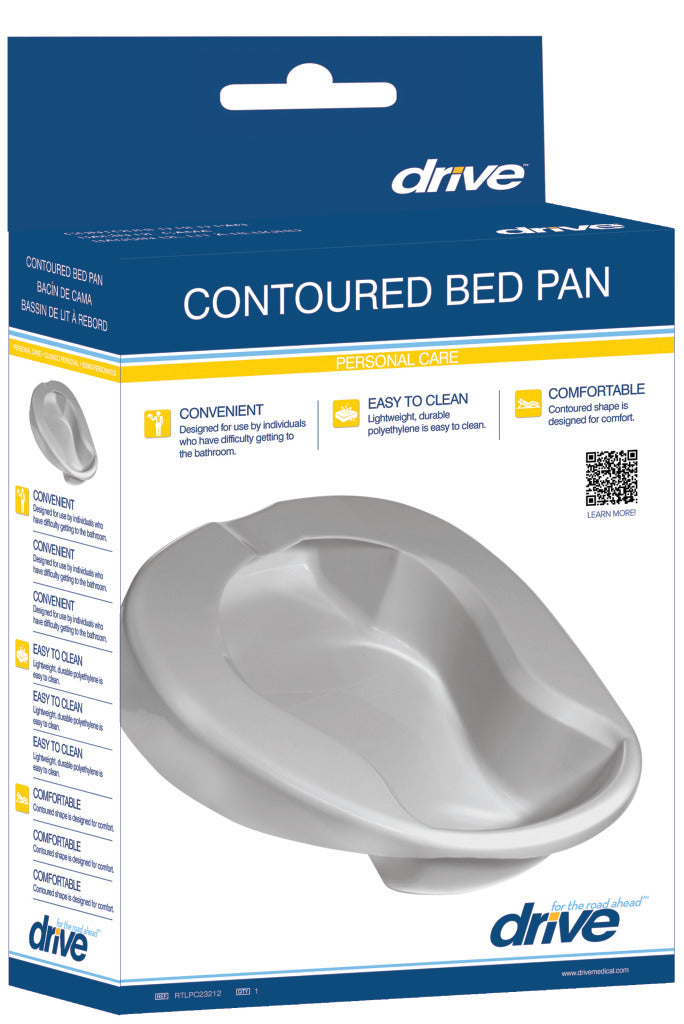 Drive Medical Contoured Bed Pan