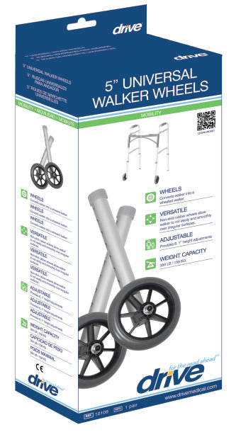 Drive Medical Universal 5" Walker Wheels