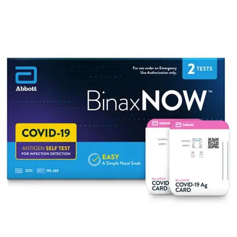 BinaxNOW COVID‐19 Antigen Self Test at Home Kit