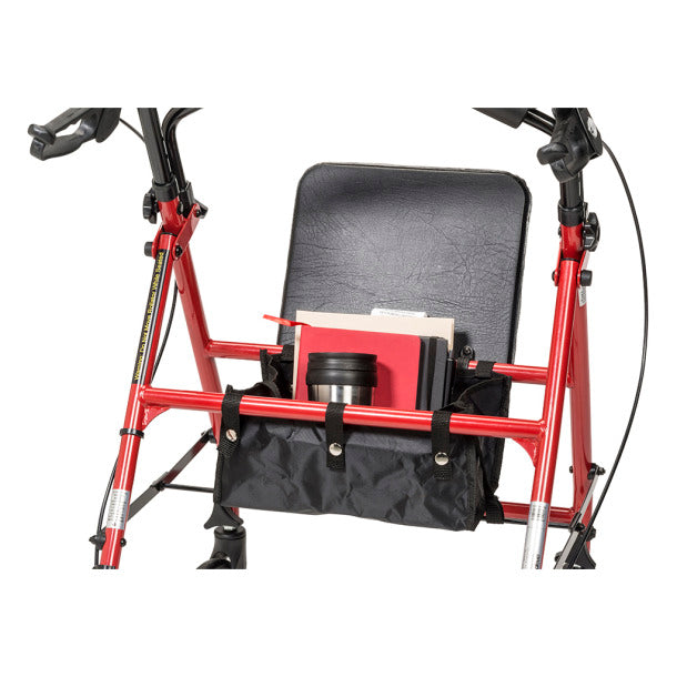 Drive Medical Steel Rollator with 6” Wheels, Knockdown