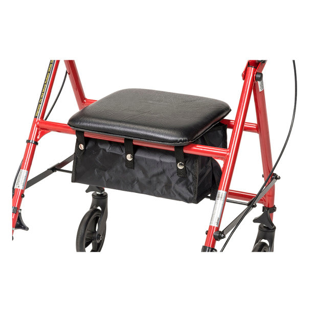 Drive Medical Steel Rollator with 6” Wheels, Knockdown