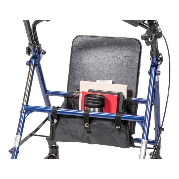 Drive Medical Steel Rollator with 6” Wheels, Knockdown