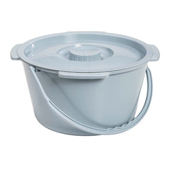 Drive Medical Commode Bucket with Handle and Lid, 7.5qt