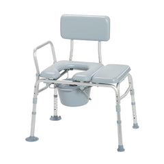 Drive Medical Combination Padded Transfer Bench/Commode