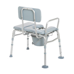 Drive Medical Combination Padded Transfer Bench/Commode