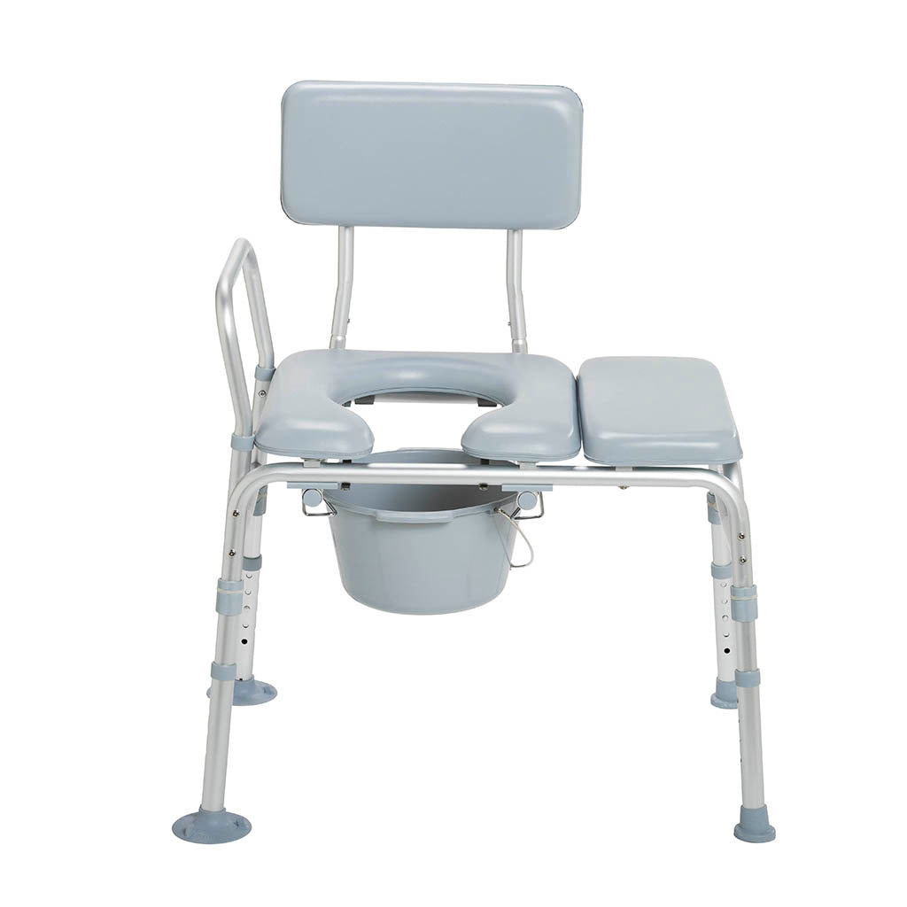 Drive Medical Combination Padded Transfer Bench/Commode