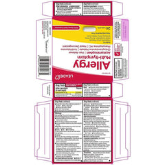 Leader Allergy Multi Symptom Acetaminophen Pain Reliever Caplets, 24 ct