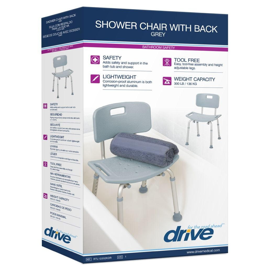 Drive Medical Deluxe Aluminum Bath Chair