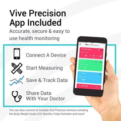 Vive Digital Heart Rate Scale Compatible with Smart Devices