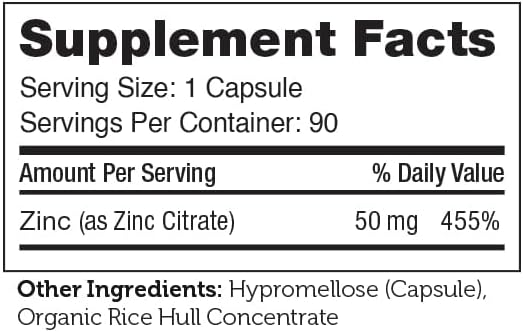 Zahler Zinc (90) Capsules