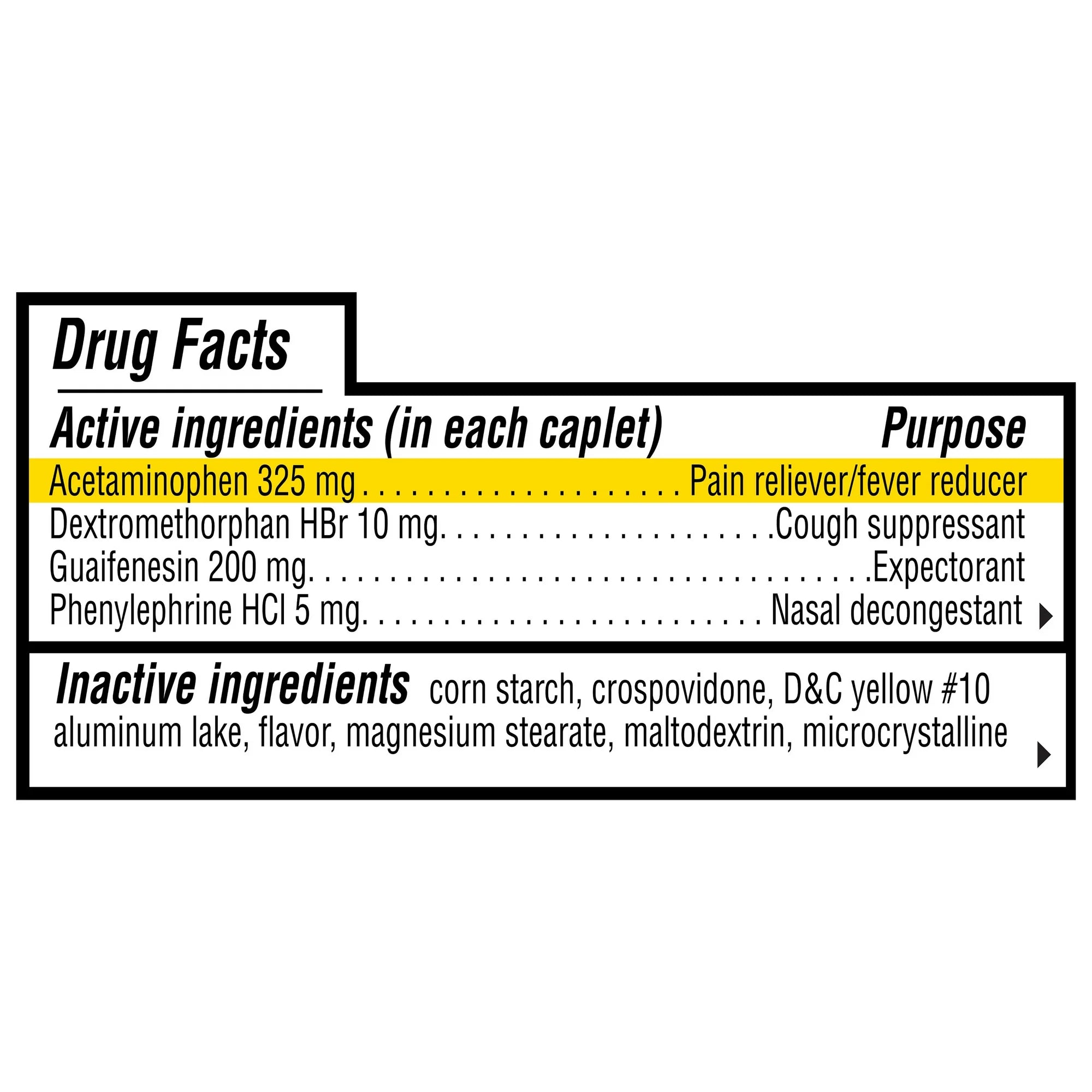 Equate Severe Cold & Flu Caplets, 24 Count