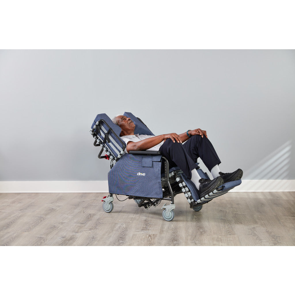 Drive Medical Rose Comfort Max tilt and recline chair with casters