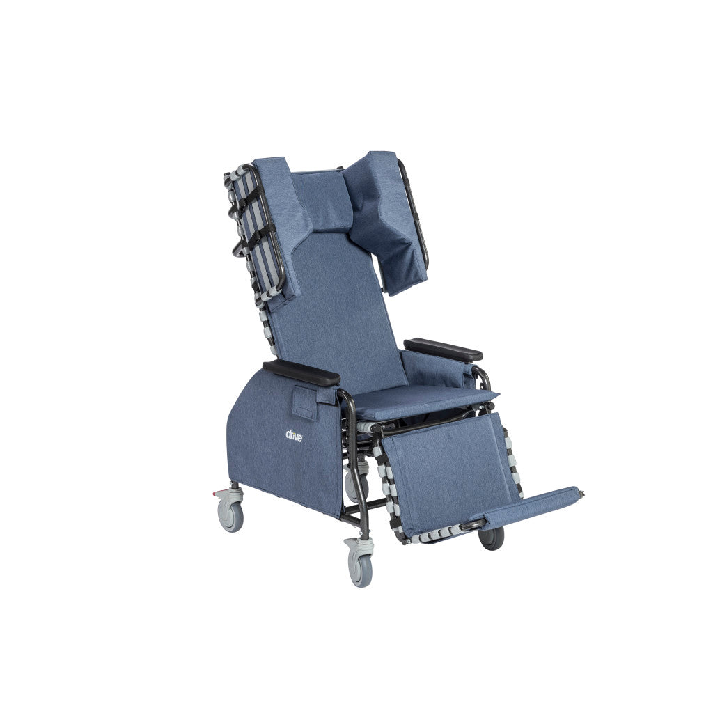 Drive Medical Rose Comfort Max tilt and recline chair with casters