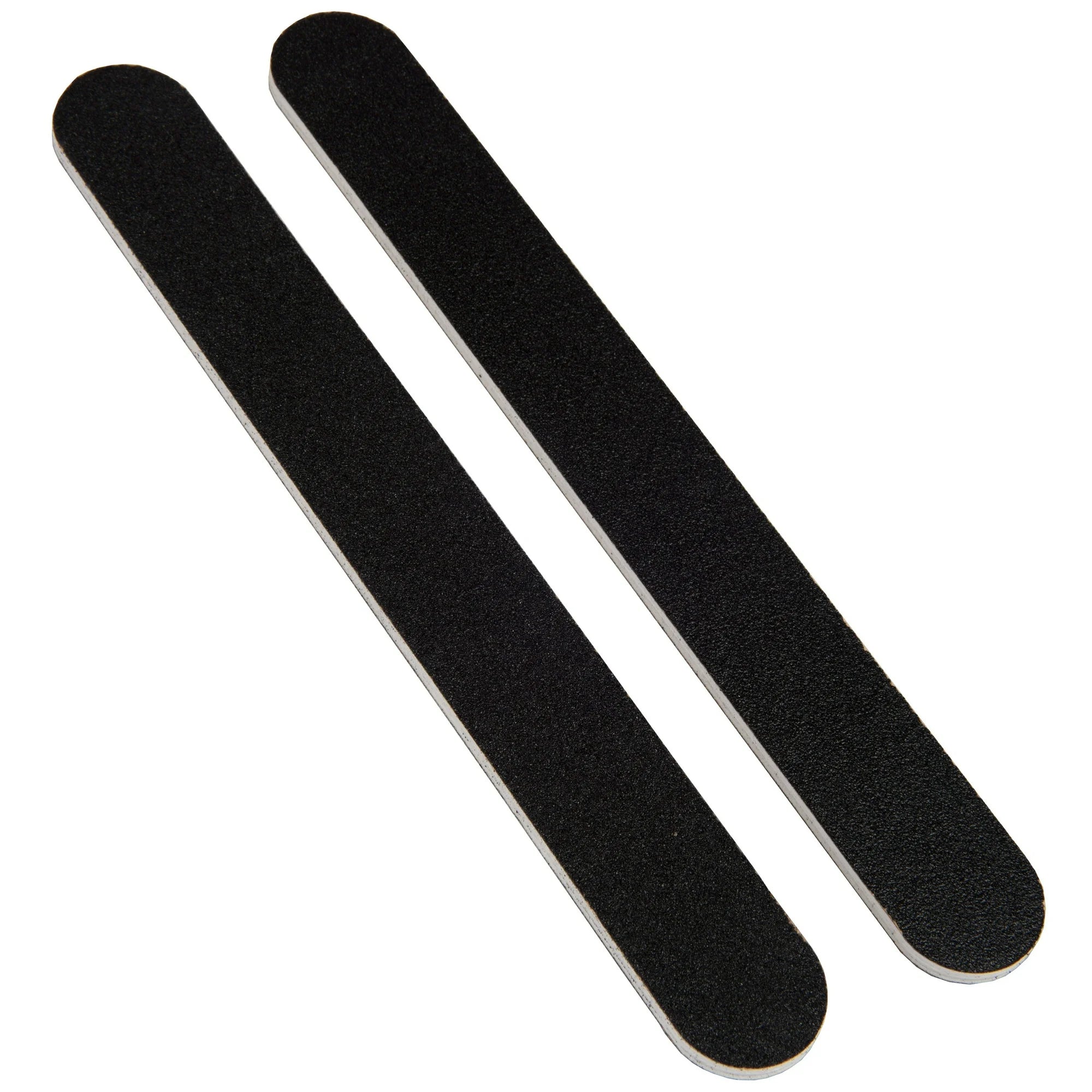 Leader Salon Boards Coarse Black, 2 Count – Professional-Grade Nail Files